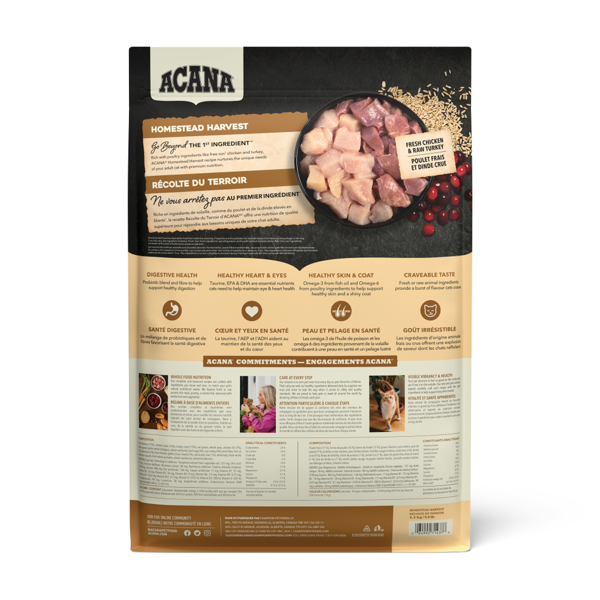 ACANA Homestead Harvest Dry Cat Food – official product image 2