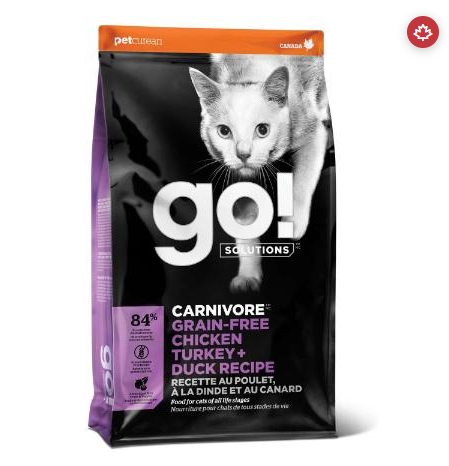 PPN GO GO! GF Carnivore Chicken Turkey & Duck 8LB (4)|Cat