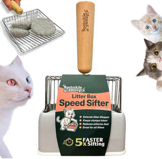 SPRINKLE & SWEEP Cat Litter Speed Sifter