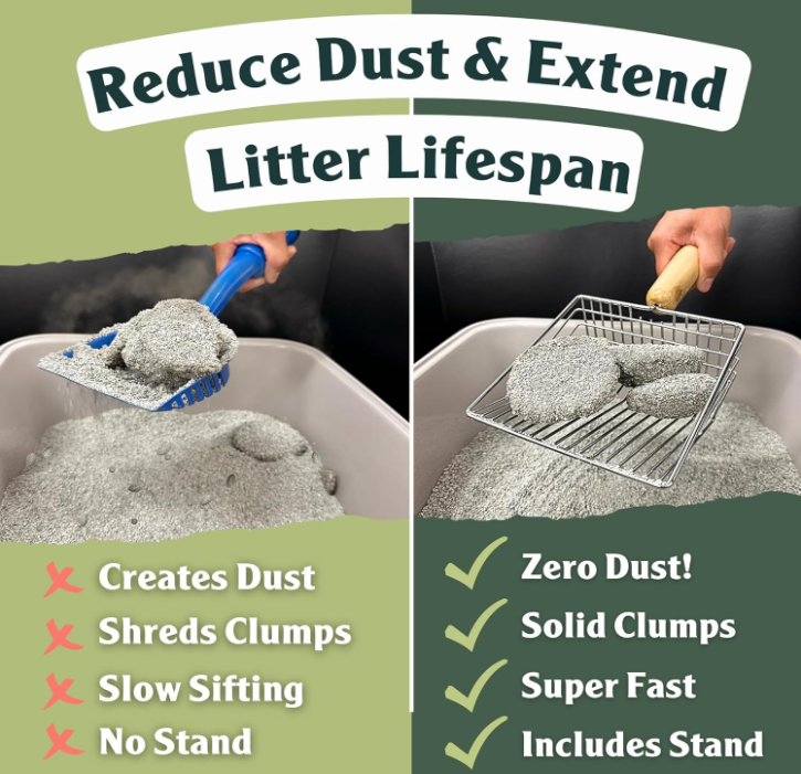 SPRINKLE & SWEEP Cat Litter Speed Sifter