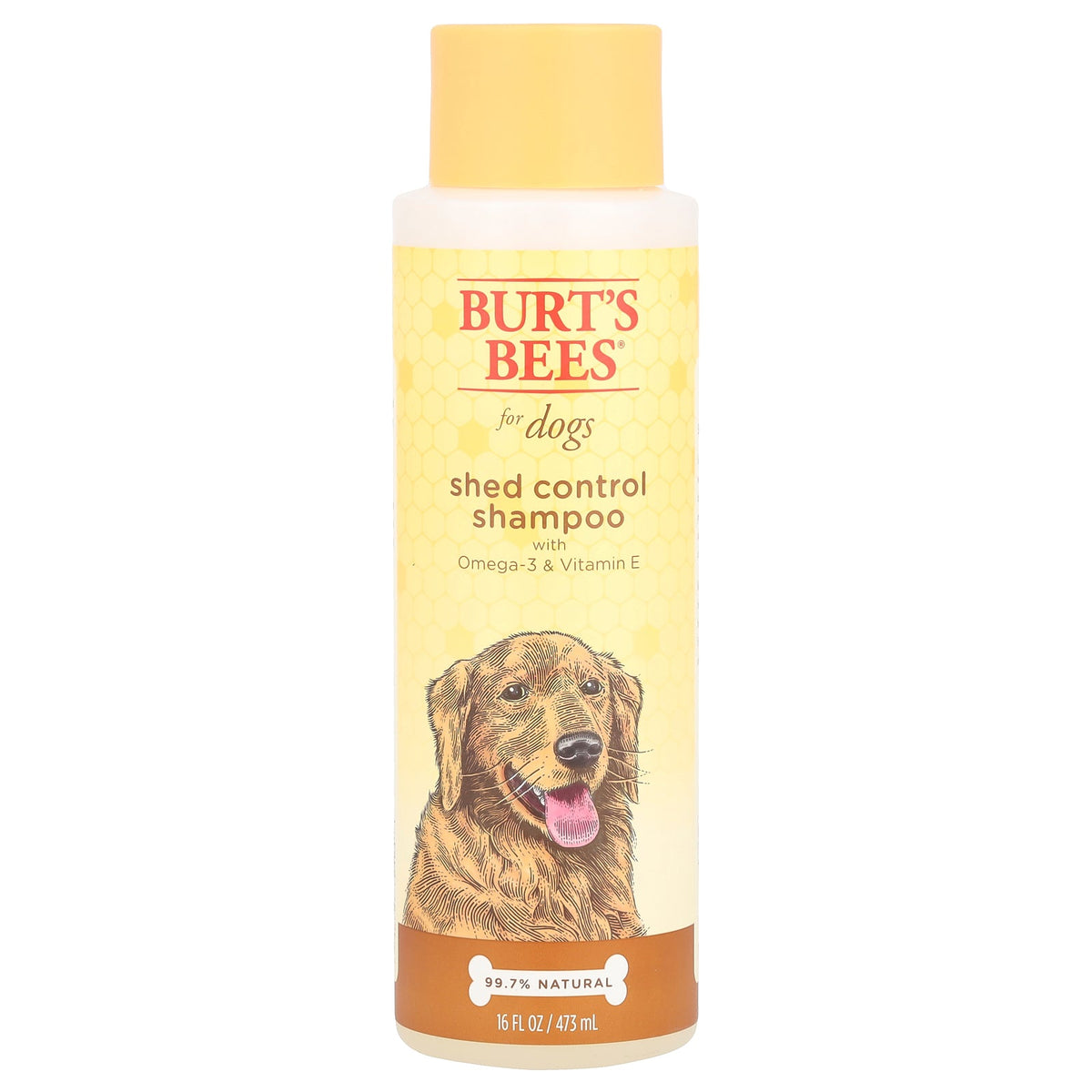 Burt's Bees Shed Control Dog Shampoo with Omega-3 & Vitamin E – 16 oz