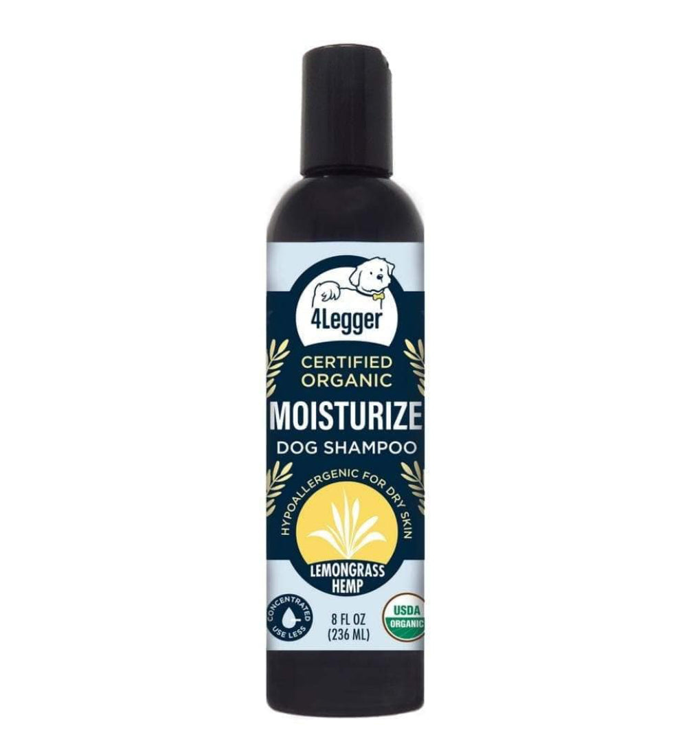 4Legger Moisturize dog shampoo- lemongrass hemp 8oz