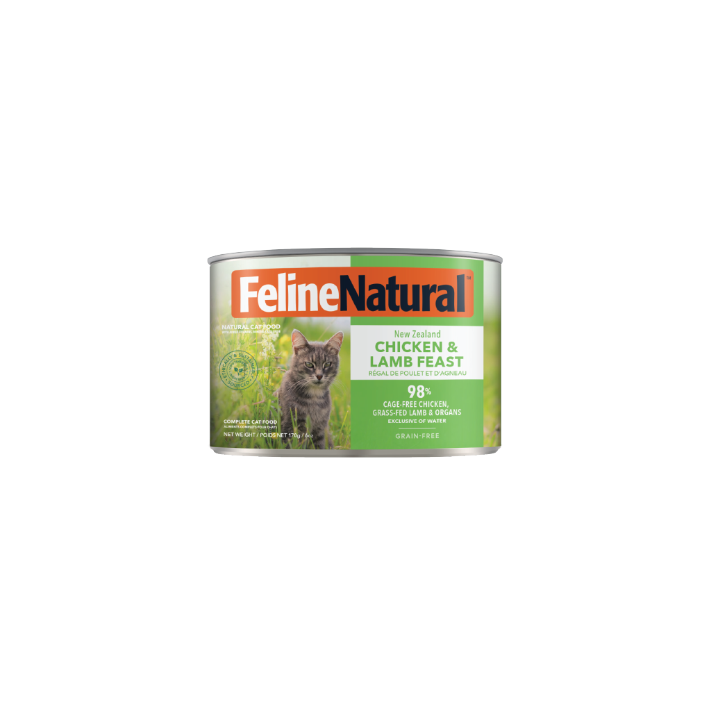 Feline Natural Chicken & Lamb Feast wet cat food 170 g — official manufacturer packaging
