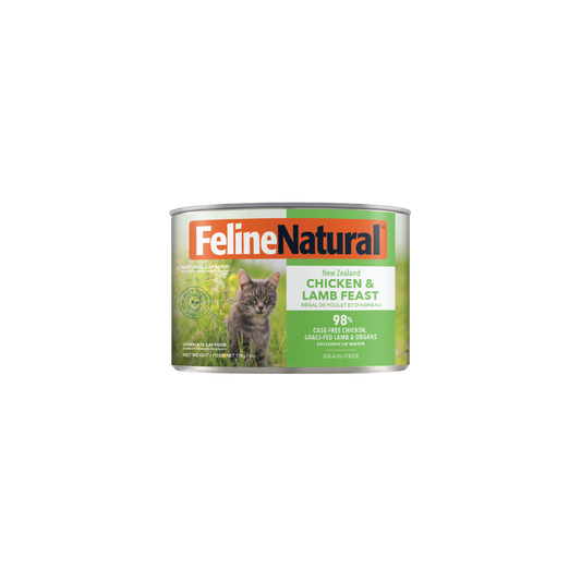 Feline Natural Chicken & Lamb Feast wet cat food 170 g — official manufacturer packaging