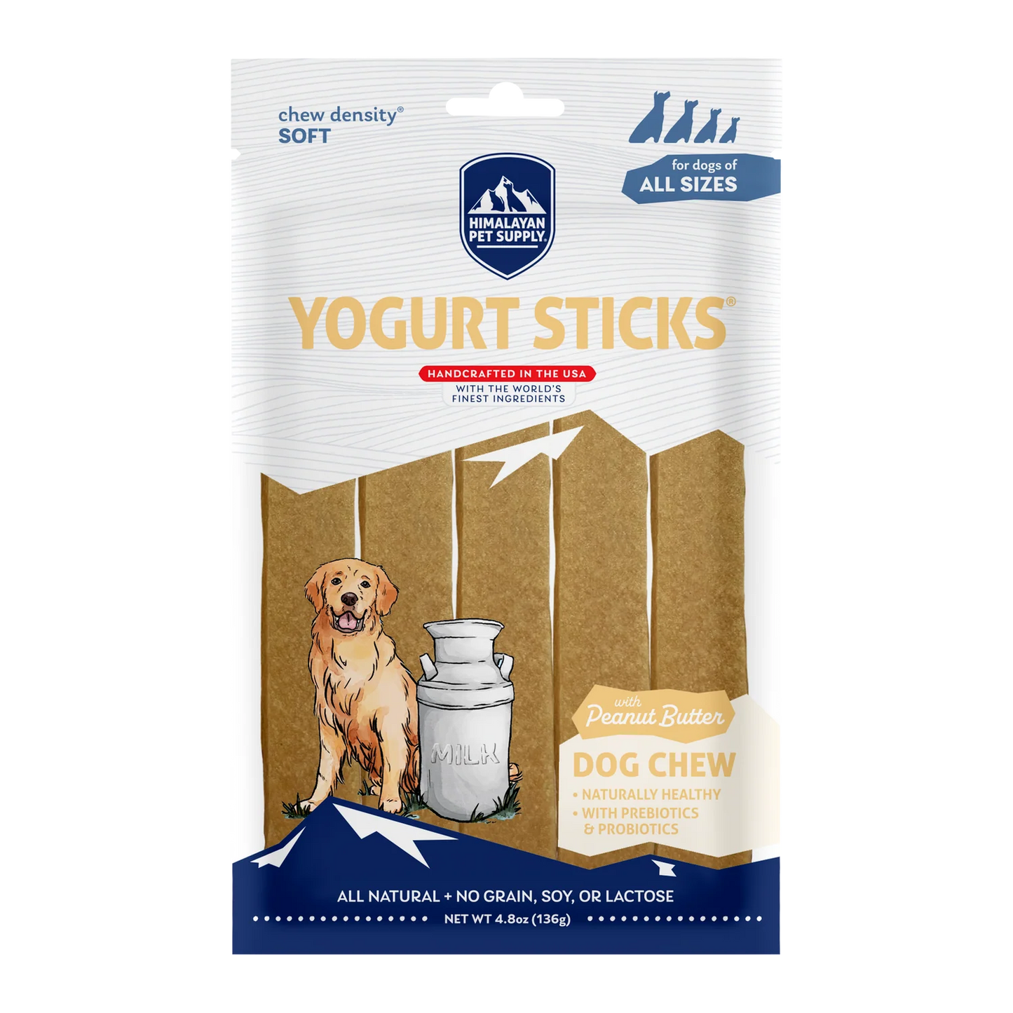 HIMALAYAN-Yogurt Sticks Peanut Butter 4.8oz