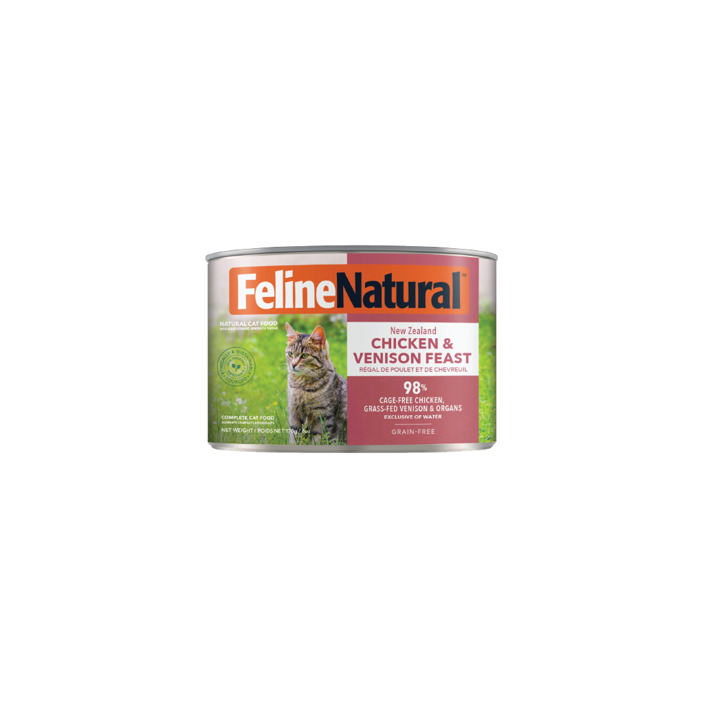 Feline Natural Chicken & Venison Feast Grain-Free Wet Cat Food – 170 g