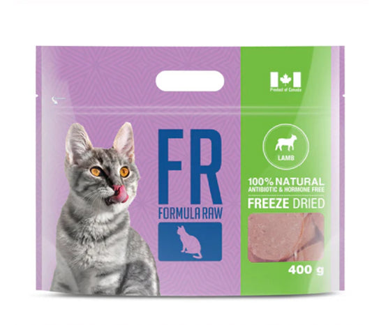 Formula Raw Freeze Dried Complete Diet- Feline- Lamb/Agneau 400G