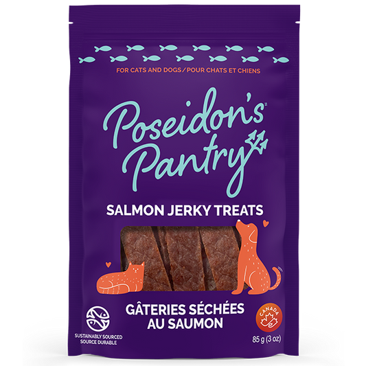 Poseidon's Pantry Dog Jerky Salmon 85g