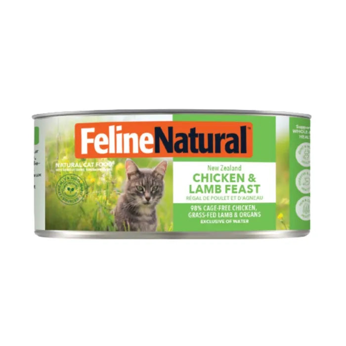 Feline Natural Chicken & Lamb Can 170g/6oz (12)