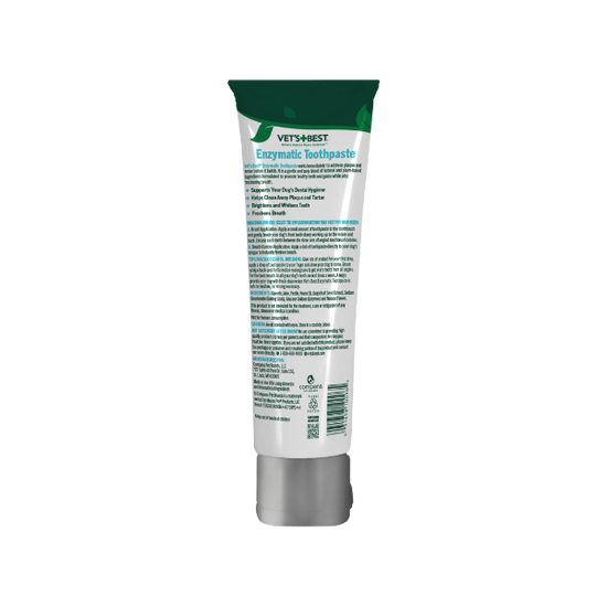 Vet's Best Enzymatic Dog Toothpaste back