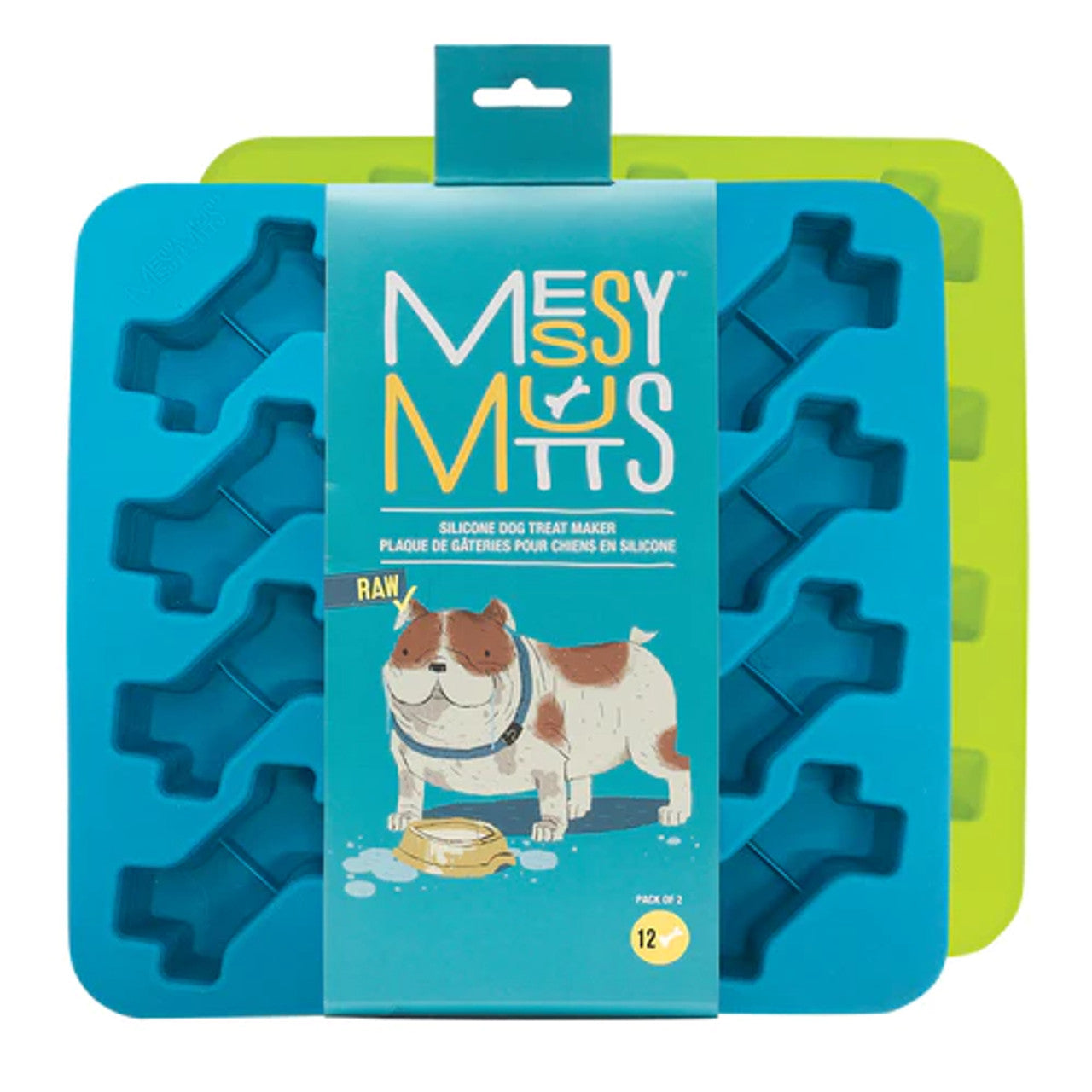MESSY MUTTS Silicone Treat Maker - 2 Pack
