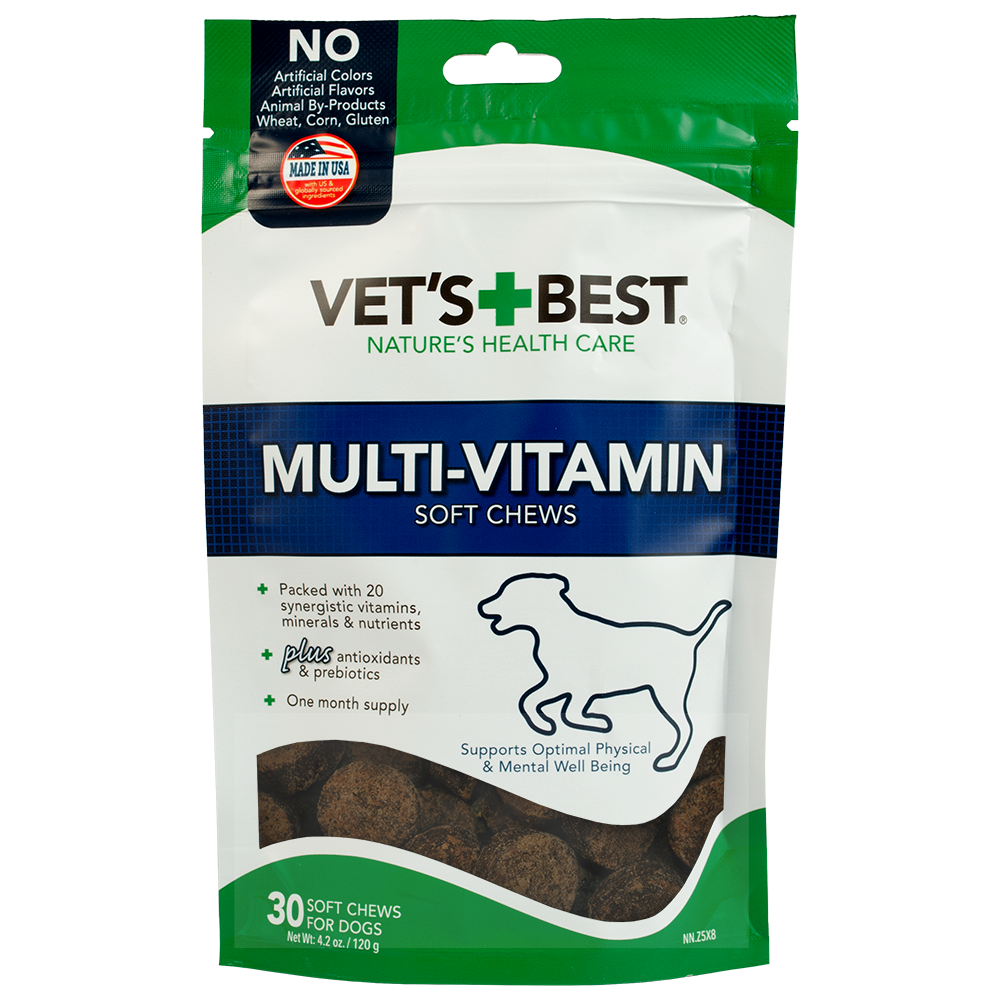 Vet's Best Dog Multi-Vitamin Soft Chews 30 count front