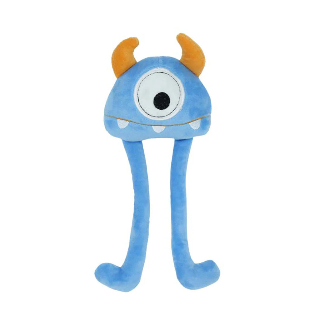 BUDZ Plush Dog Toy Monster &quotCRADO&quot BLUE 11&quot