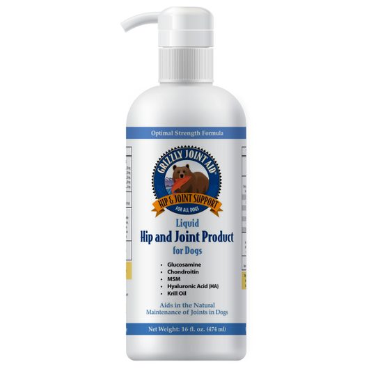 Grizzly Joint Aid Hip&Joint Support Liquid Supplement 16 oz