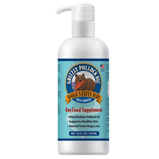 Grizzly Pollock Oil Liquid Supplement 16 oz