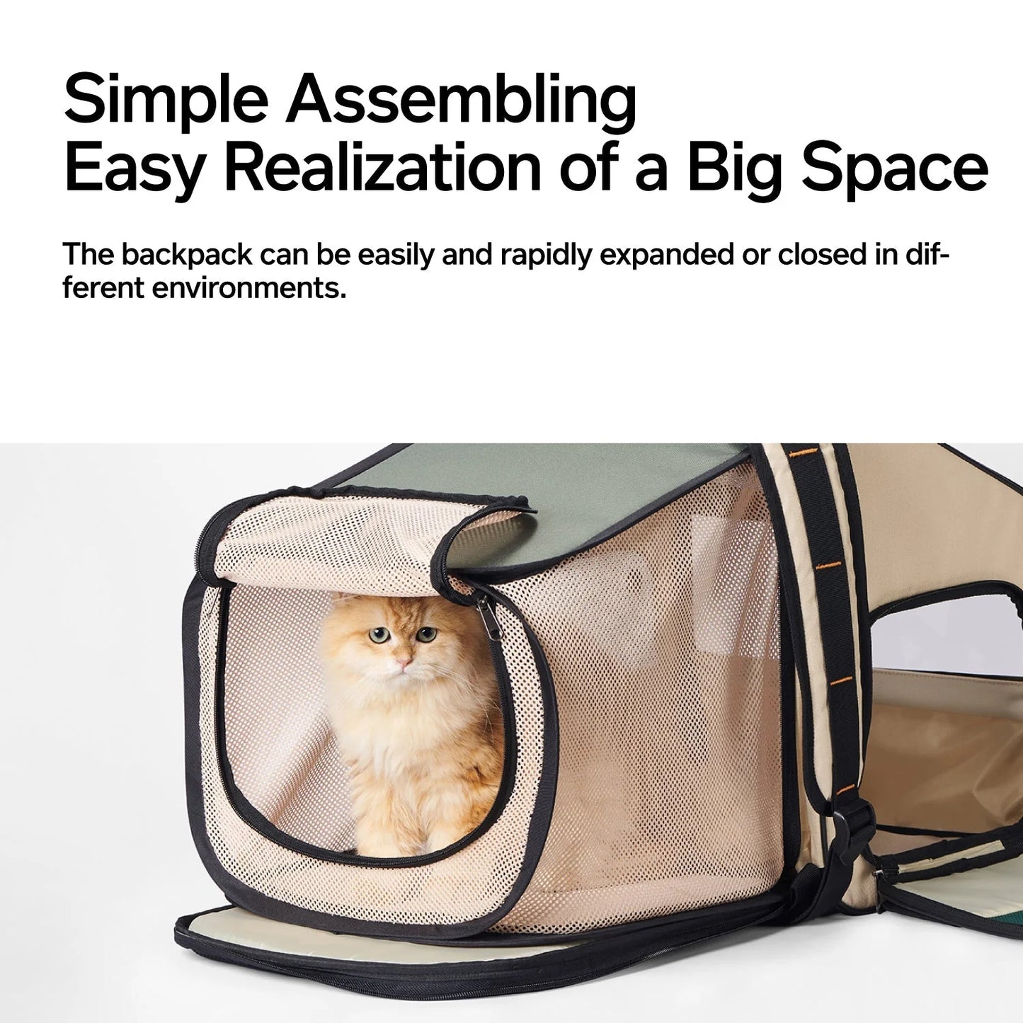 Pidan Expandable Pet Hut Backpack