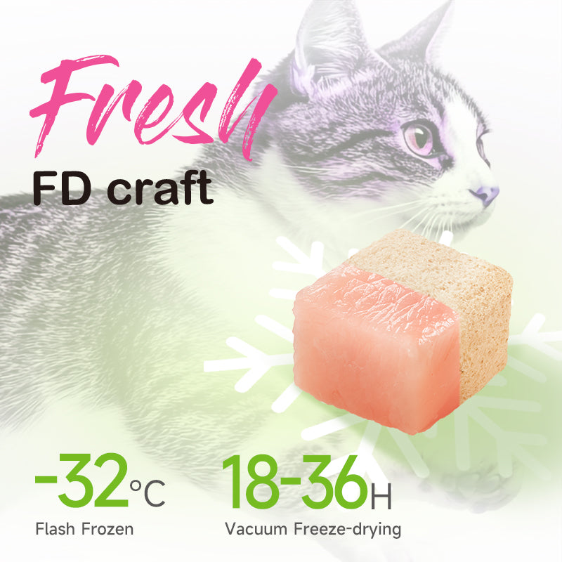 Ranova Complete Freeze-dried Cat Food - Chicken Formula, 100g