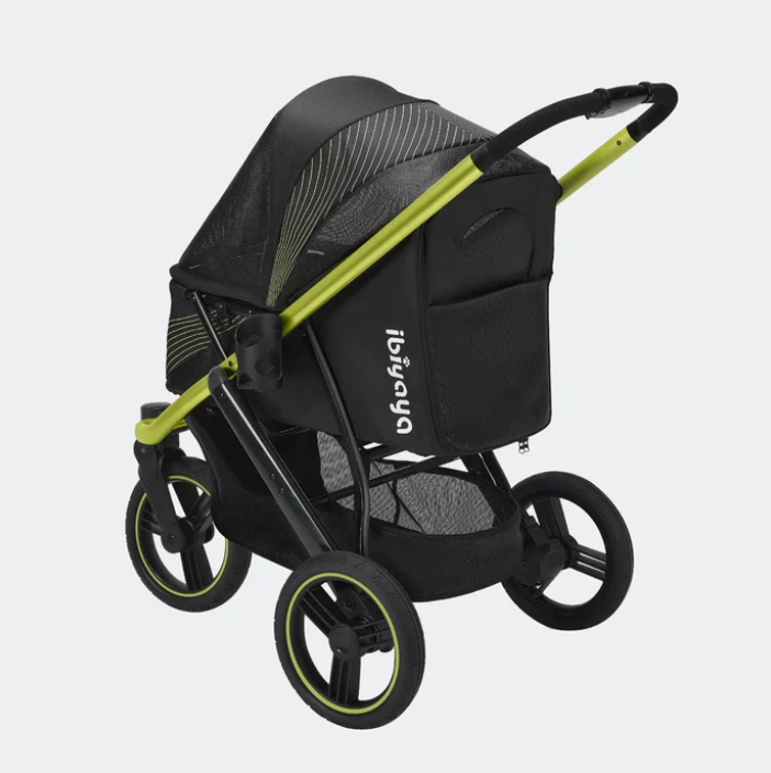The Beast Pet Jogging Stroller, 3-Wheel All-Terrain Dog-Cat Pram
