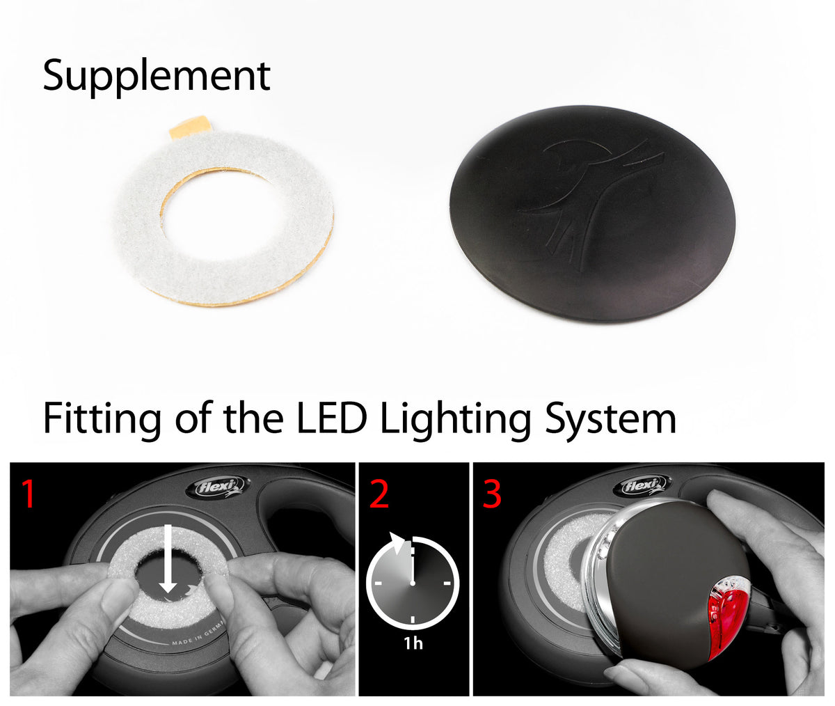 flexi LED Lighting System – Black (official image)