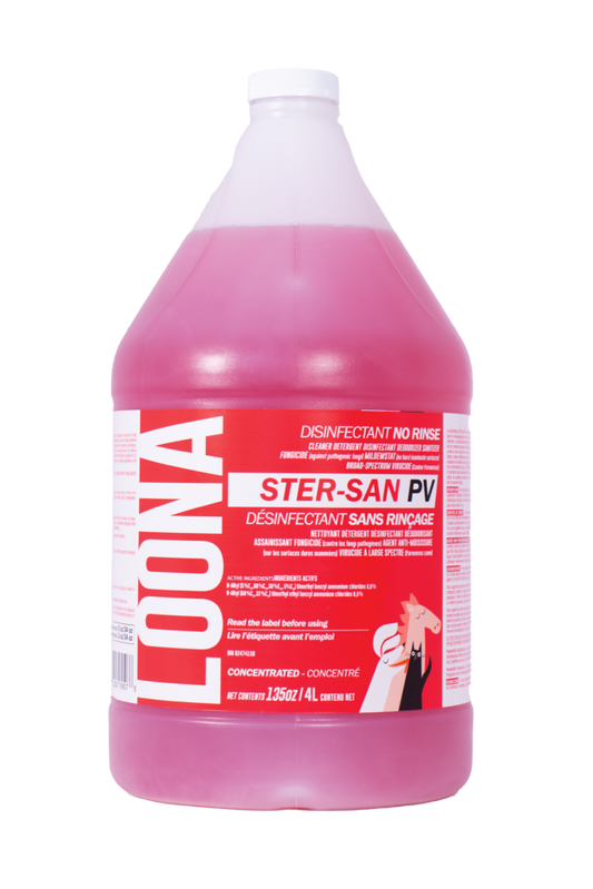 LOONA Super Concentrated Ster-San PV Disinfectant - 4L