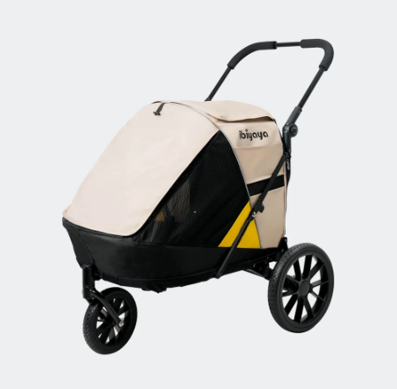 Minika 3-in-1 Pet Stroller System Foldable Dog Bicycle Trailer & Soft Crate Kennel