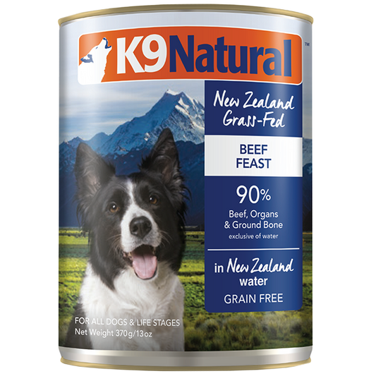 K9 Natural Dog Beef 12/13oz Cans