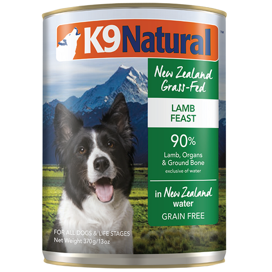 K9 Natural Dog Lamb 12/13oz Cans