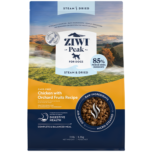 ZIWI Peak Dog Steam-Dried Chicken w/Orchard Fruits 7.1lb