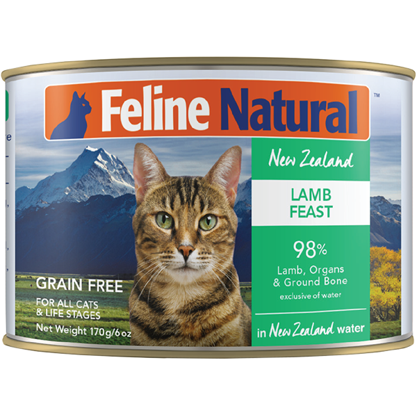Feline Natural Cat Lamb 12/6oz Cans