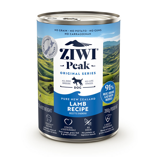 ZIWI Peak Dog Lamb 12/13.75 oz Cans