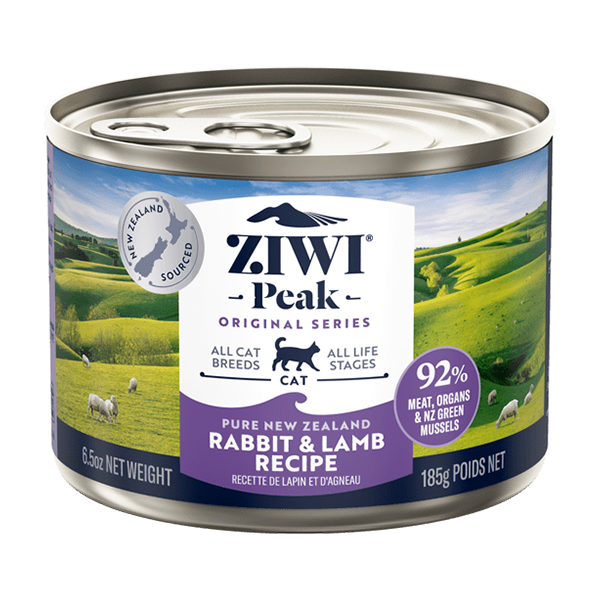 ZIWI Peak Cat Rabbit & Lamb 12/6.5 oz Cans