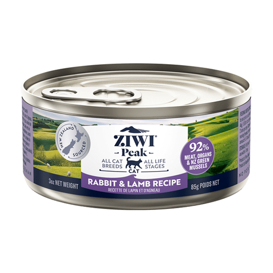 ZIWI Peak Cat Rabbit & Lamb 24/3 oz Cans