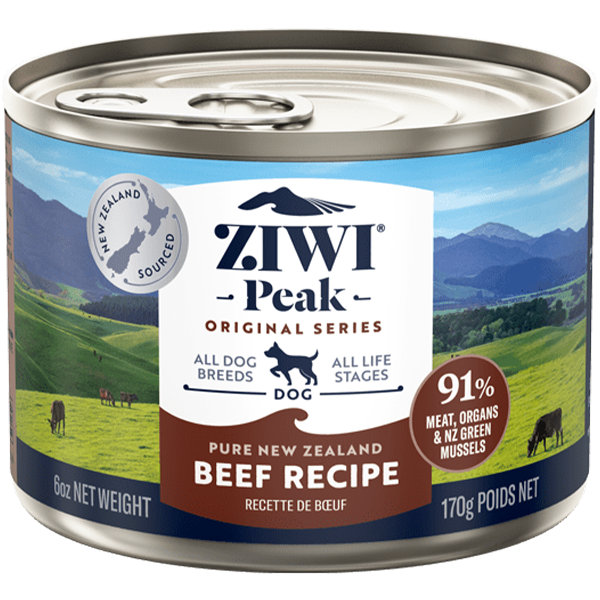 ZIWI Peak Dog Beef 12/6 oz Cans
