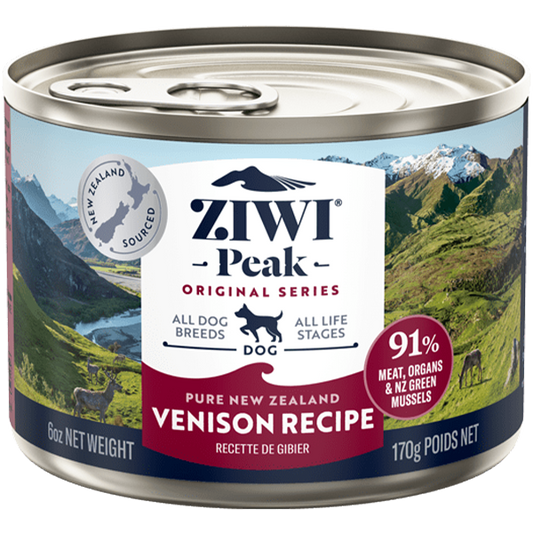 ZIWI Peak Dog Venison 12/6 oz Cans