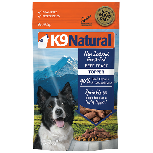 K9 Natural Dog Freeze-Dried Beef 5oz