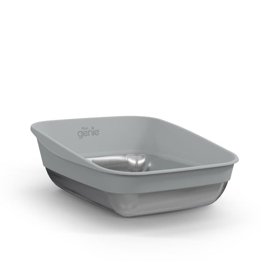Litter Genie Platinum stainless steel cat litter box