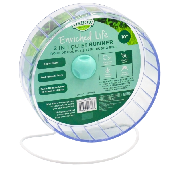 Oxbow Enriched Life Wheel 2 in 1 Quiet Runner 10&quot