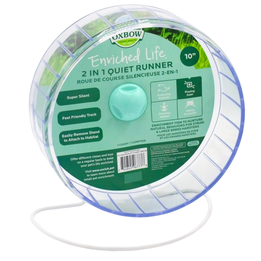 Oxbow Enriched Life Wheel 2 in 1 Quiet Runner 10&quot