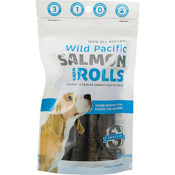 SNACK 21 Salmon Skin Rolls | 6PK