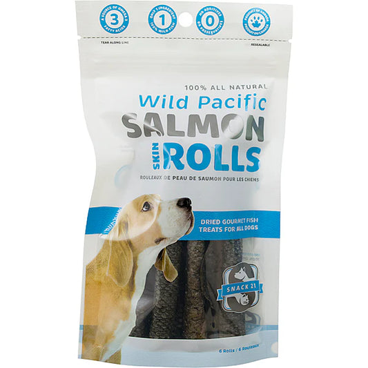 SNACK 21 Salmon Skin Rolls | 6PK