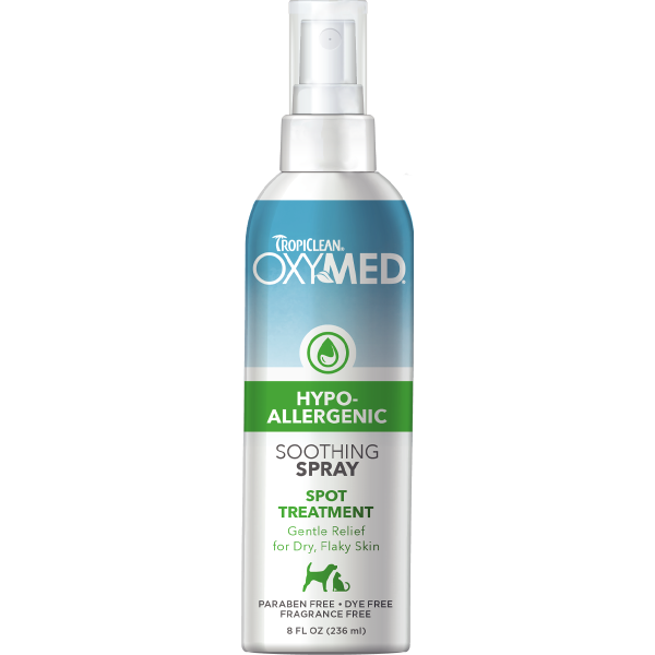 TropiClean OxyMed Hypoallergenic Soothing Spray 8 oz