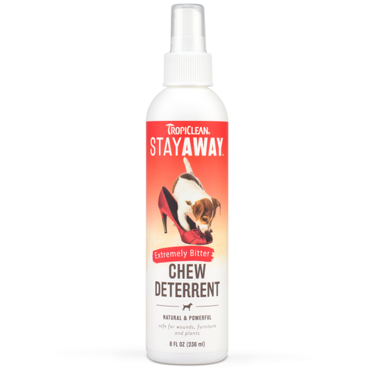 TropiClean Stay Away Bitter Chew Deterrent Spray 8 oz