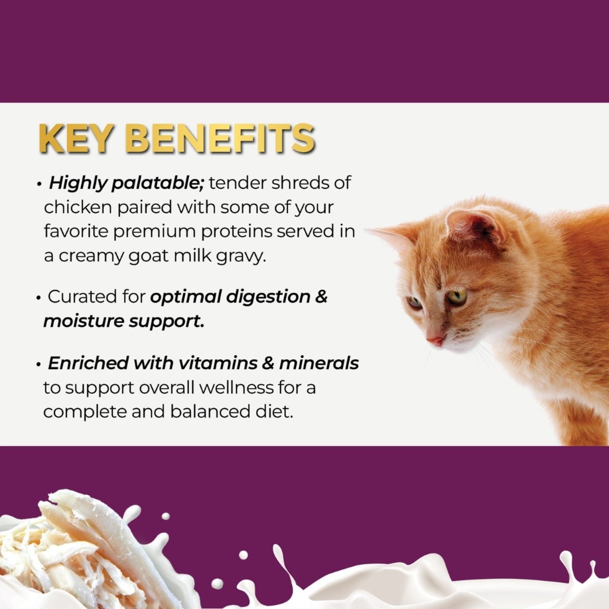 Fussie Cat Super Premium Chicken in Goat Milk Wet Cat Food – 2.47 oz