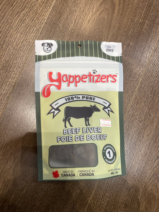 Yappetizer Air Dried Beef Liver 85g