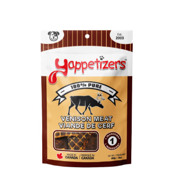 Yappetizers venison meat 85g