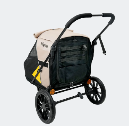 Minika 3-in-1 Pet Stroller System Foldable Dog Bicycle Trailer & Soft Crate Kennel