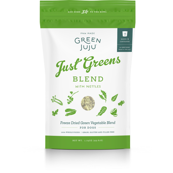 Green Juju Dog Freeze Dried Blend Just Greens 1.75 oz