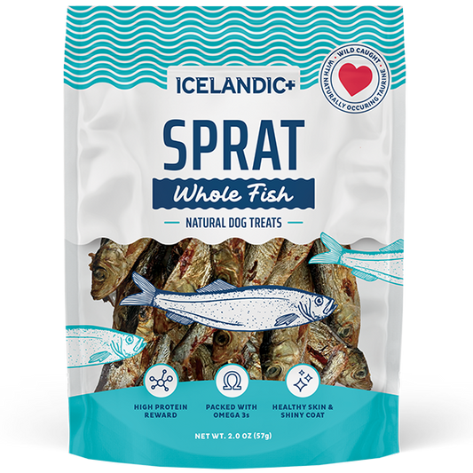 Icelandic+ Dog Whole Fish Sprats 2 oz