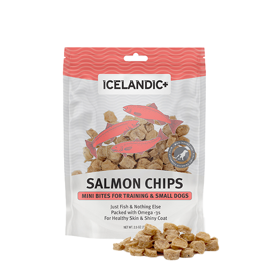 Icelandic+ Dog Mini Salmon Fish Chips 2.5 oz