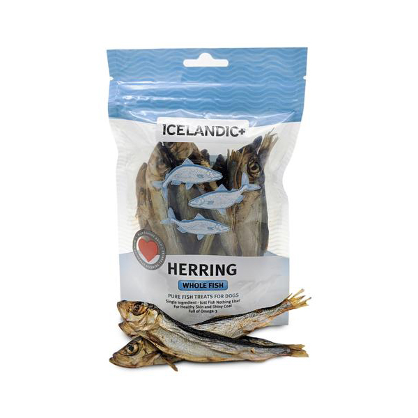 Icelandic+ Herring Whole Fish Dog Treats – 9 oz